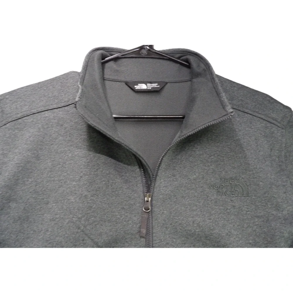 The North Face Apex Canyonwall Windwall Softshell Zip Jacket Men M Dark Heather